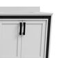 Lexora Home Ziva 72" Double Bathroom Vanity in White with 2 cm White Quartz Top and Rectangular Sinks, , large