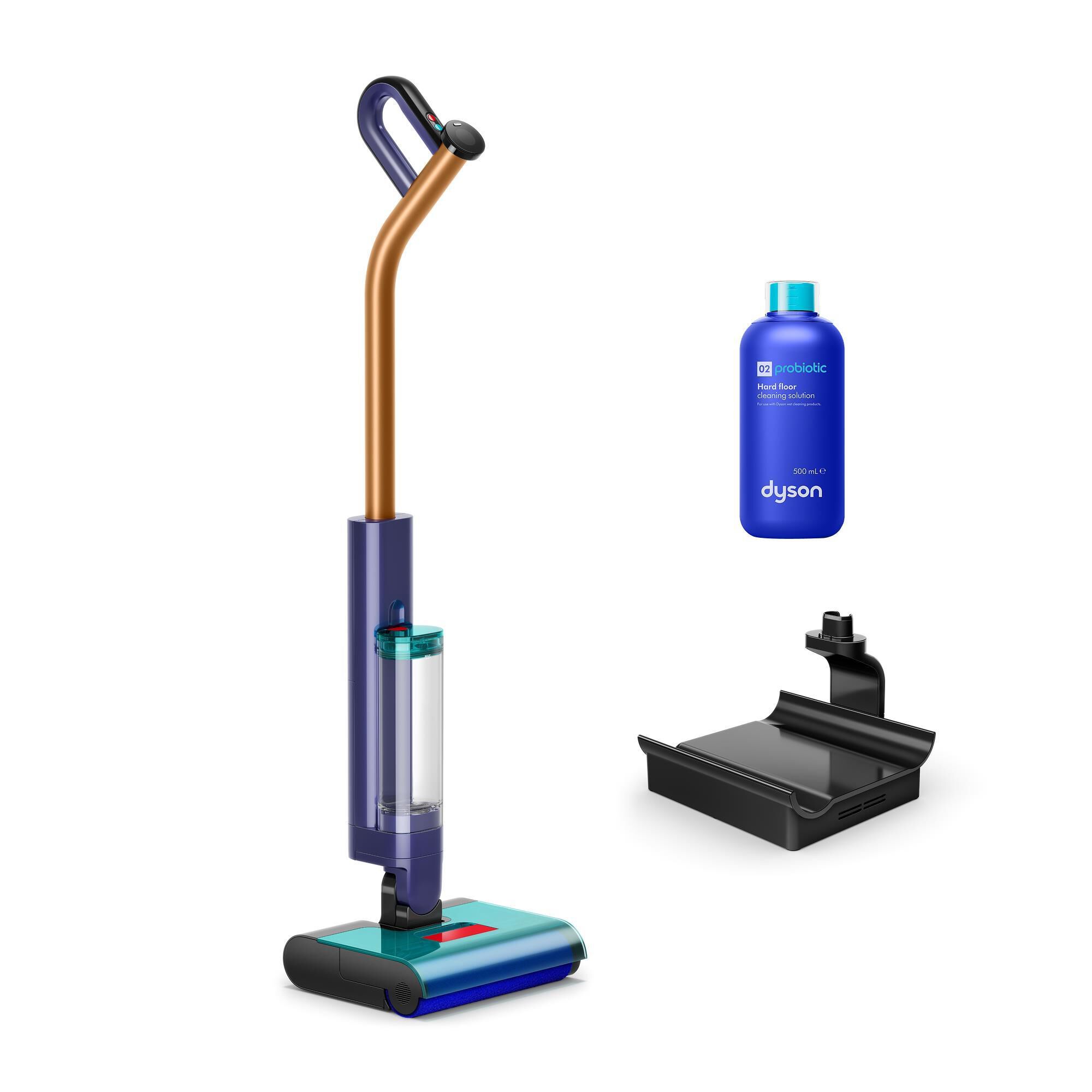Dyson Clean and Wash Hygiene Wet Cleaner in Prussian Blue and Copper