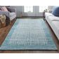 Feizy Rugs Maddox Teal 10" x 14" Area Rug, , large