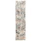 Surya Pune Deep Teal, Sky Blue, Light Beige, Tan, Dark Brown and Burnt Orange 2"7" x 10"2" Runner, , large