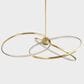 Troy Lighting Alula 60" 3-Light Chandelier in Vintage Brass, , large