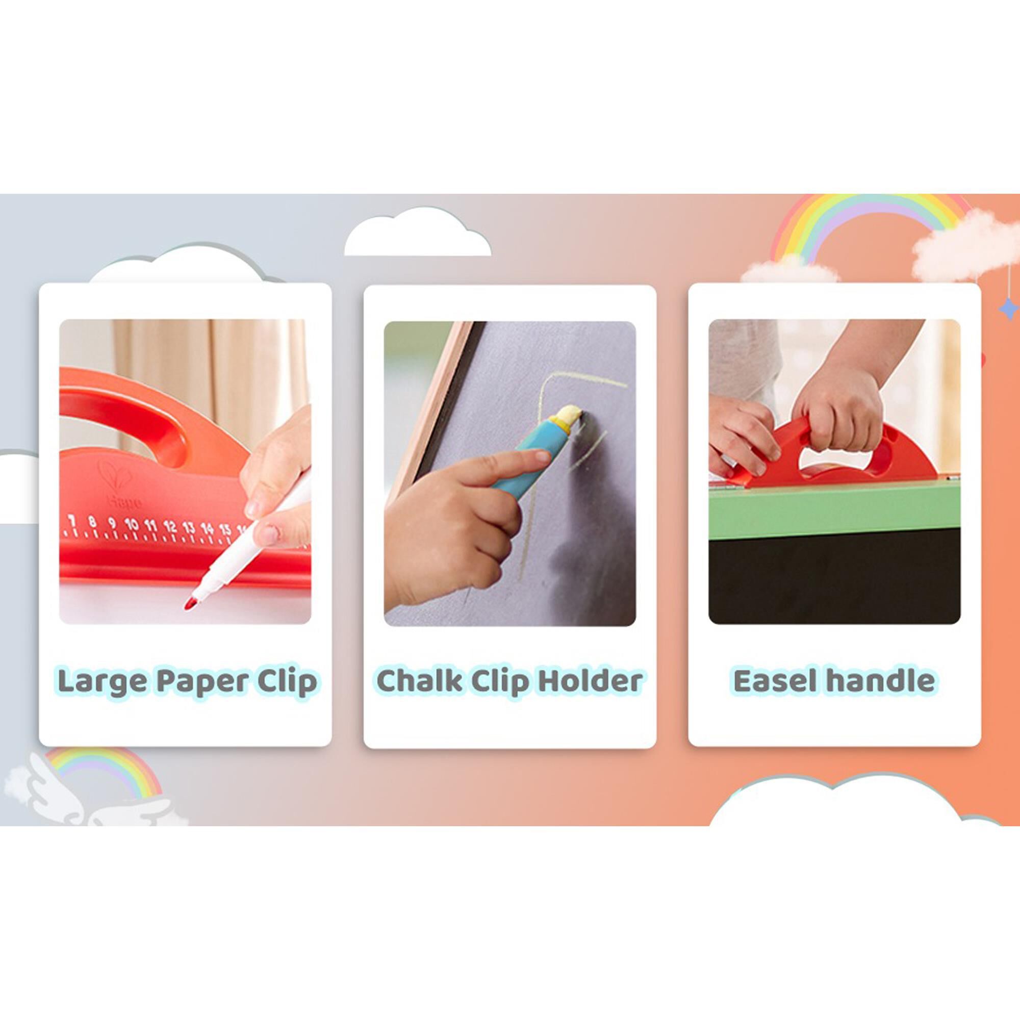 Hape Toys Store and Go Easel Folding Double-Sided Tabletop