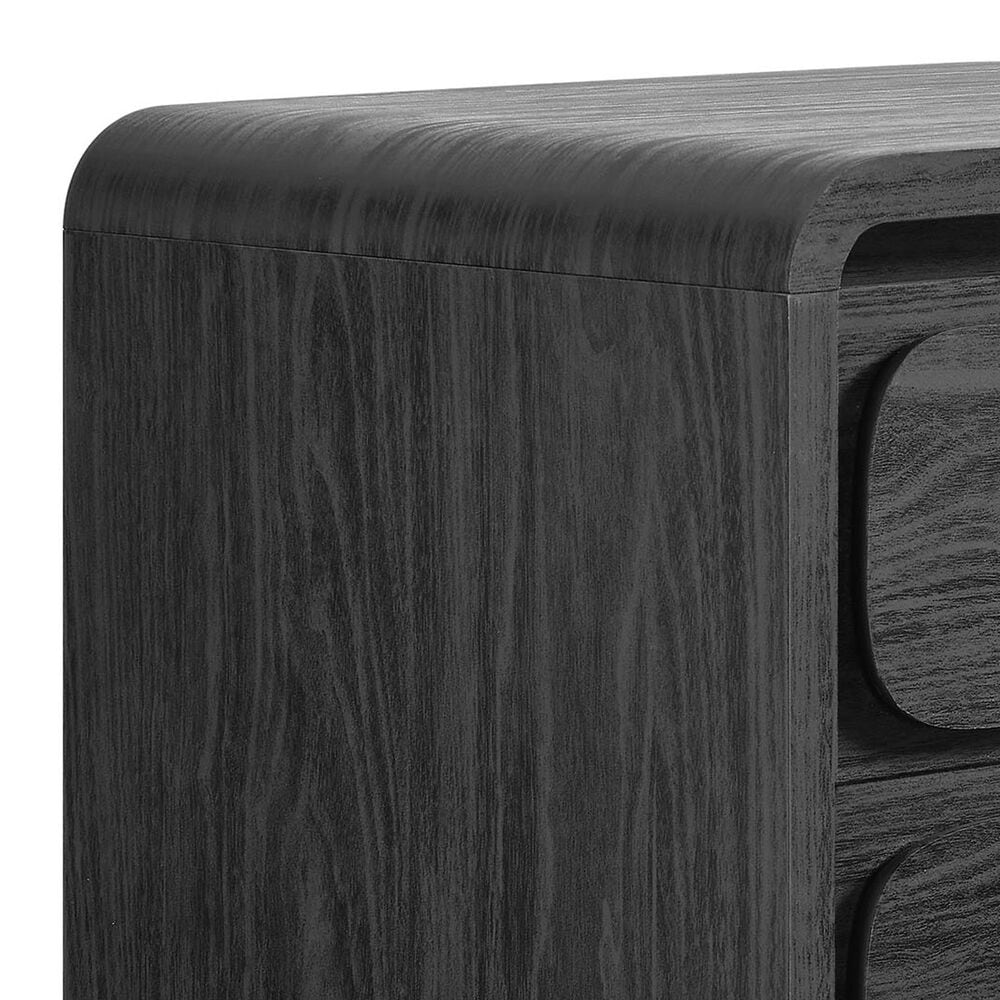 Modway Toscana 2 Drawer Nightstand in Black, , large