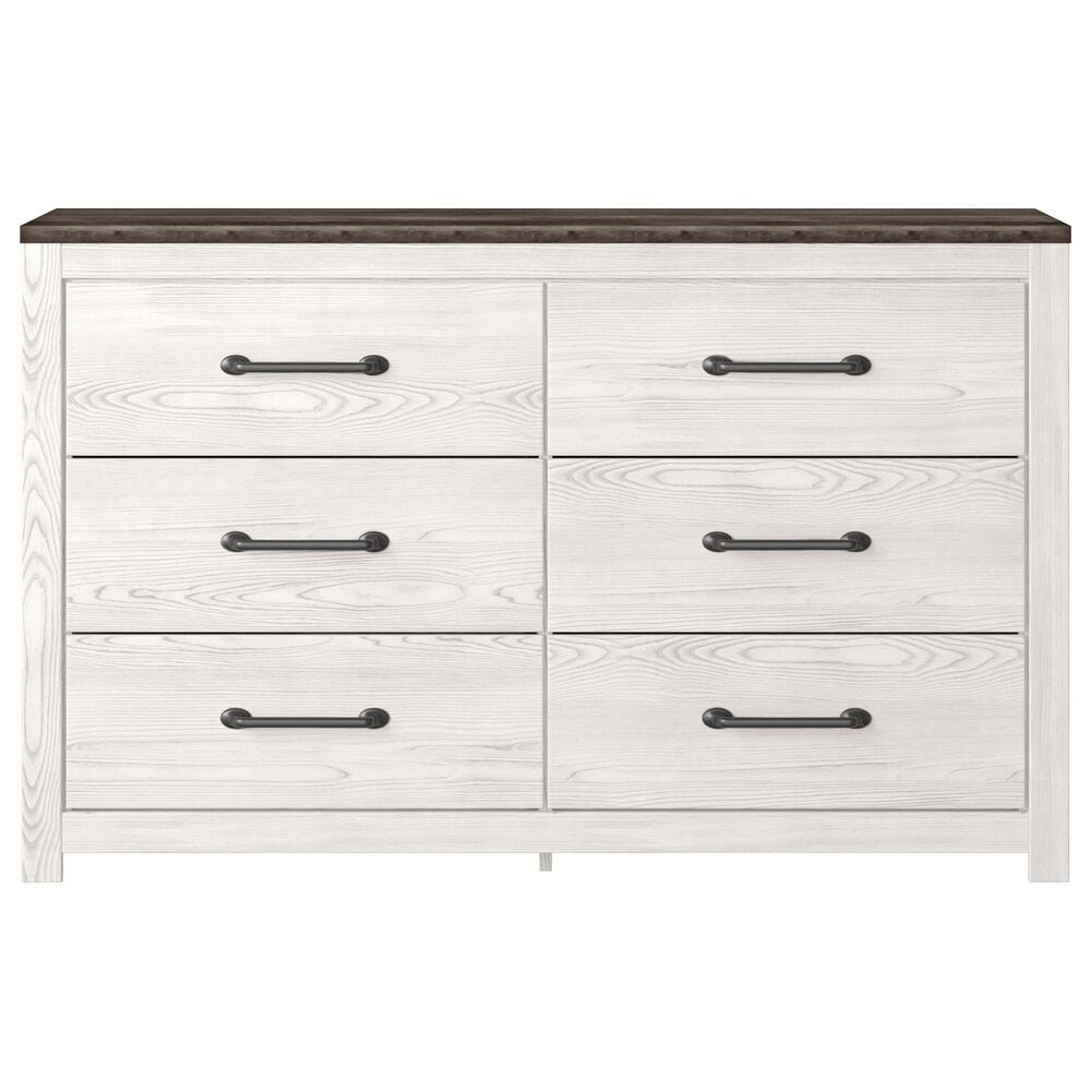 Ashley Gerridan 6 Drawers Dresser in White and Gray, , large