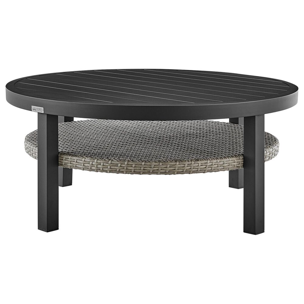 Blue River Aileen 3-Piece Patio Swivel Seating Set in Black and Grey, , large