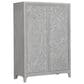 Urban Home Boho Chic Wardrobe Chest in Washed White, , large