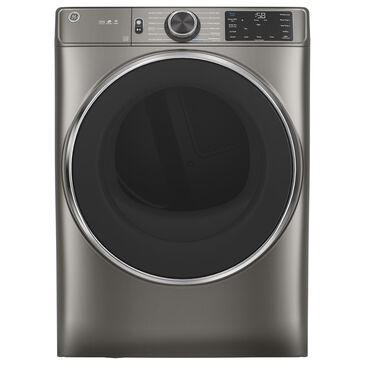 GE Appliances 7.8 Cu. Ft. Gas Dryer with Steam Cycle - Satin Nickel, , large