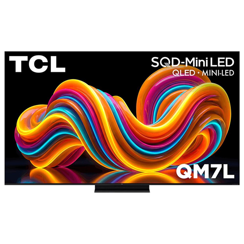 TCL 65" Class QM7L Series SQD-Mini LED 4K UHD HDR - Smart TV with 2.1 Channel Soundbar System in Black, , large