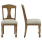 Hearth and Haven Side Chair in White Oak (Set of 2), , large