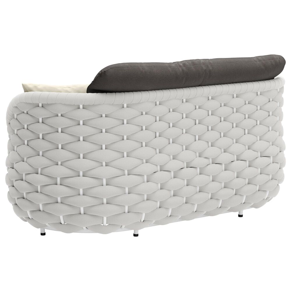 Zuo Modern Coral Reef Loveseat in Gray, , large