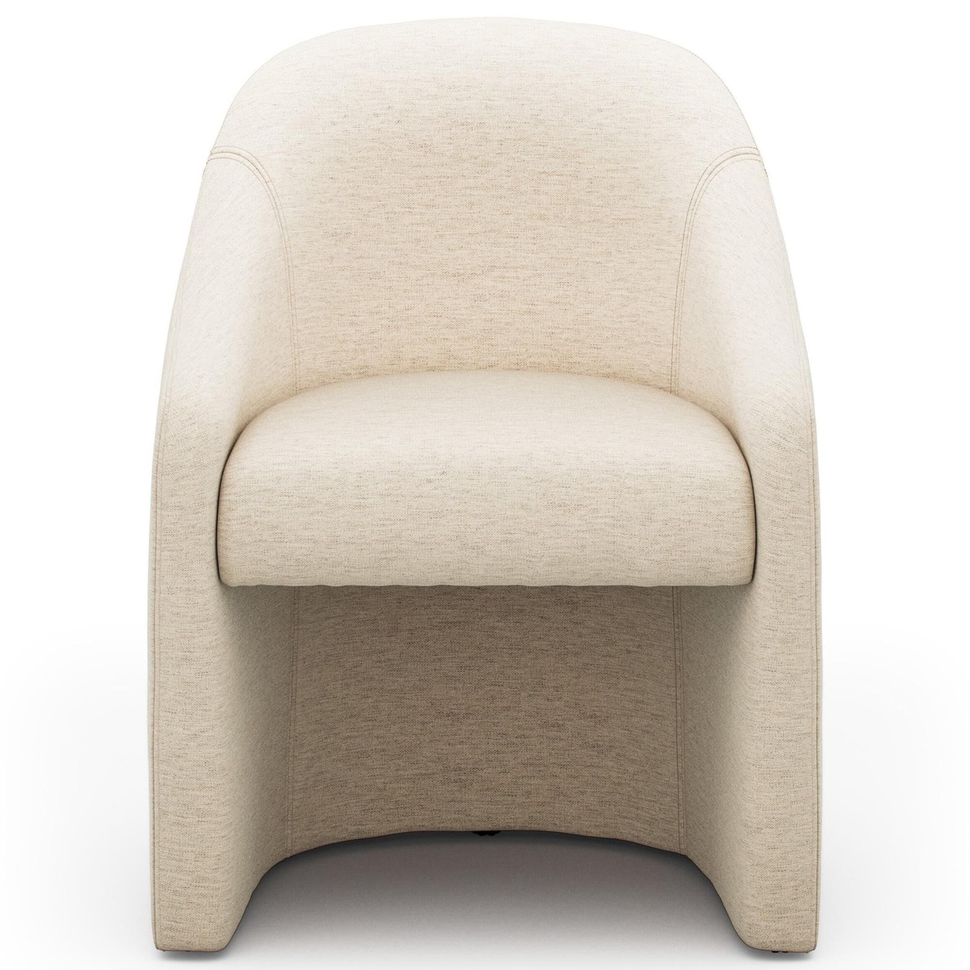 Four Hands Levi Arm Chair in Crypton Nomad Snow