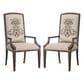 Hooker Furniture Rhapsody Insignia Arm Chair in Rustic Walnut (Set of 2), , large