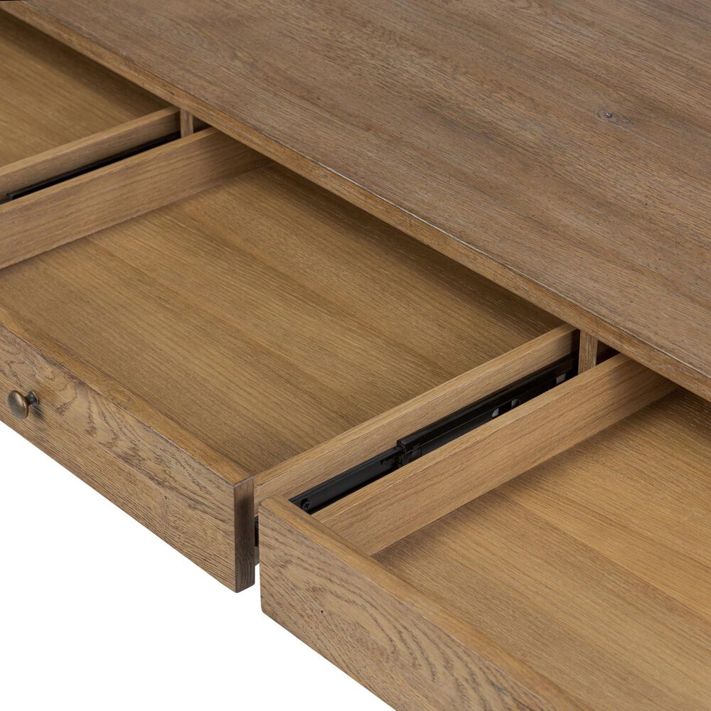Four Hands Bari Writing Desk in Weathered Oak, , large