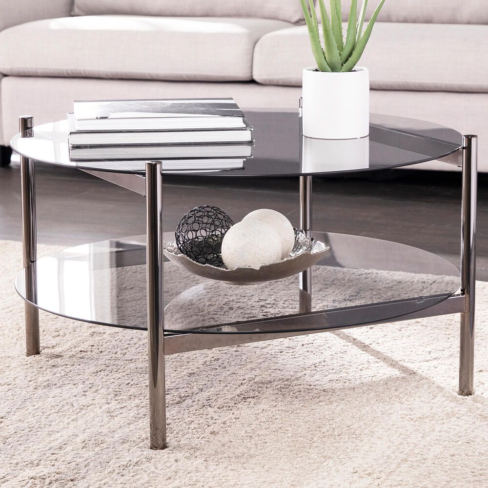 Southern Enterprises Glendwald Coffee Table in Black, , large