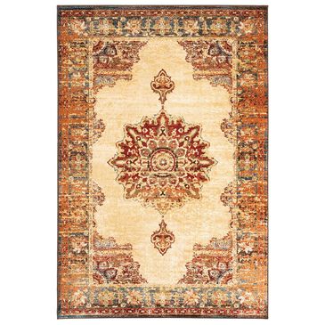 Oriental Weavers Juliette 8120W 1"10" x 7"6" Gold Runner, , large