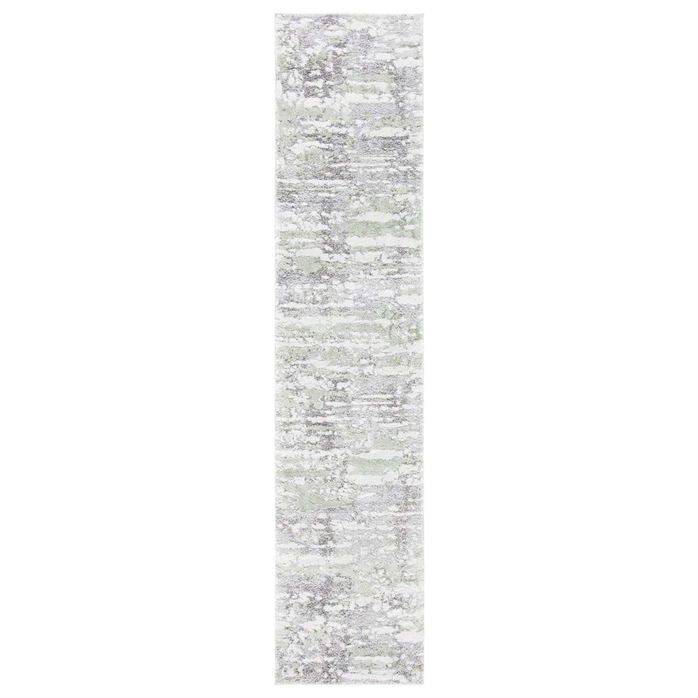 Safavieh Century CTY350F 2" x 8" Gray and Green Runner, , large