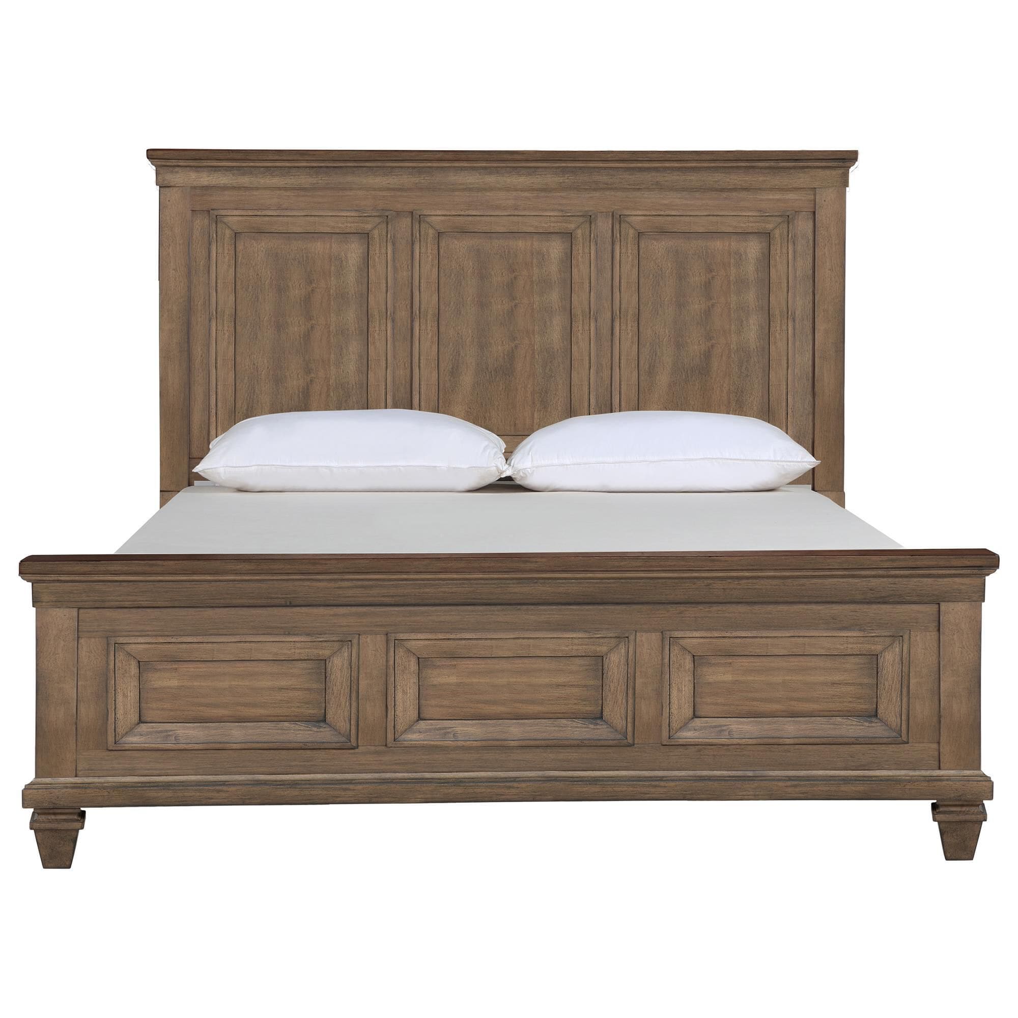 New Heritage Mariana 5-Piece King Panel Bedroom Set in Vintage Mocha