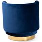 Baxton Studio Saffi Swivel Accent Chair in Royal Blue, , large