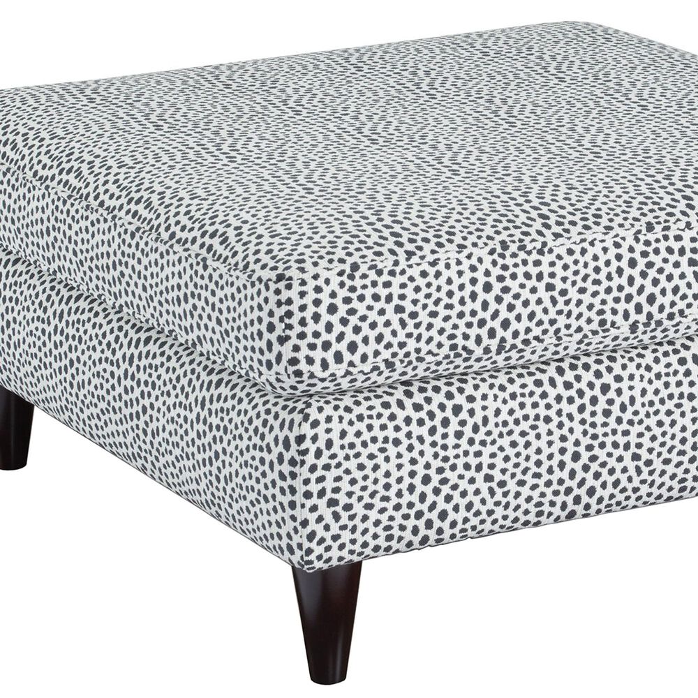 Xenia Cocktail Ottoman in Faux Skin Carbon, , large