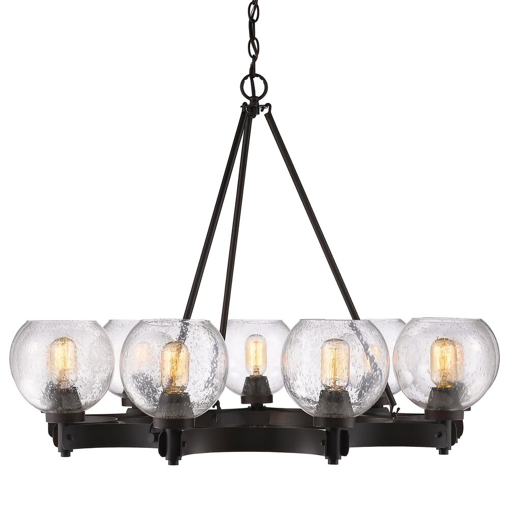 Golden Lighting Galveston 9-Light Chandelier in Rubbed Bronze, , large