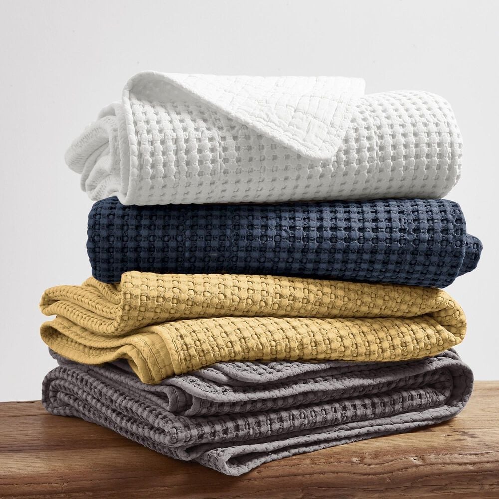 Levtex Mills Waffle 2-Piece Twin Quilt Set in Ochre, , large