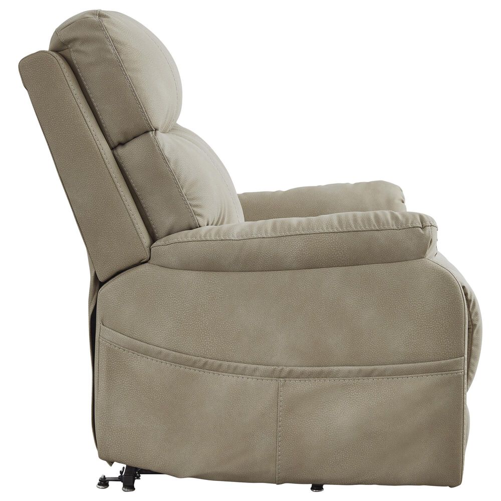 Ashley Next-Gen Durapella Power Lift Recliner in Sand, , large