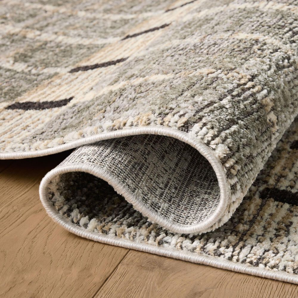 Jeremiah Brent x Loloi Bleecker Sage and Granite 2&#39;7&quot; x 10&#39; Runner, , large