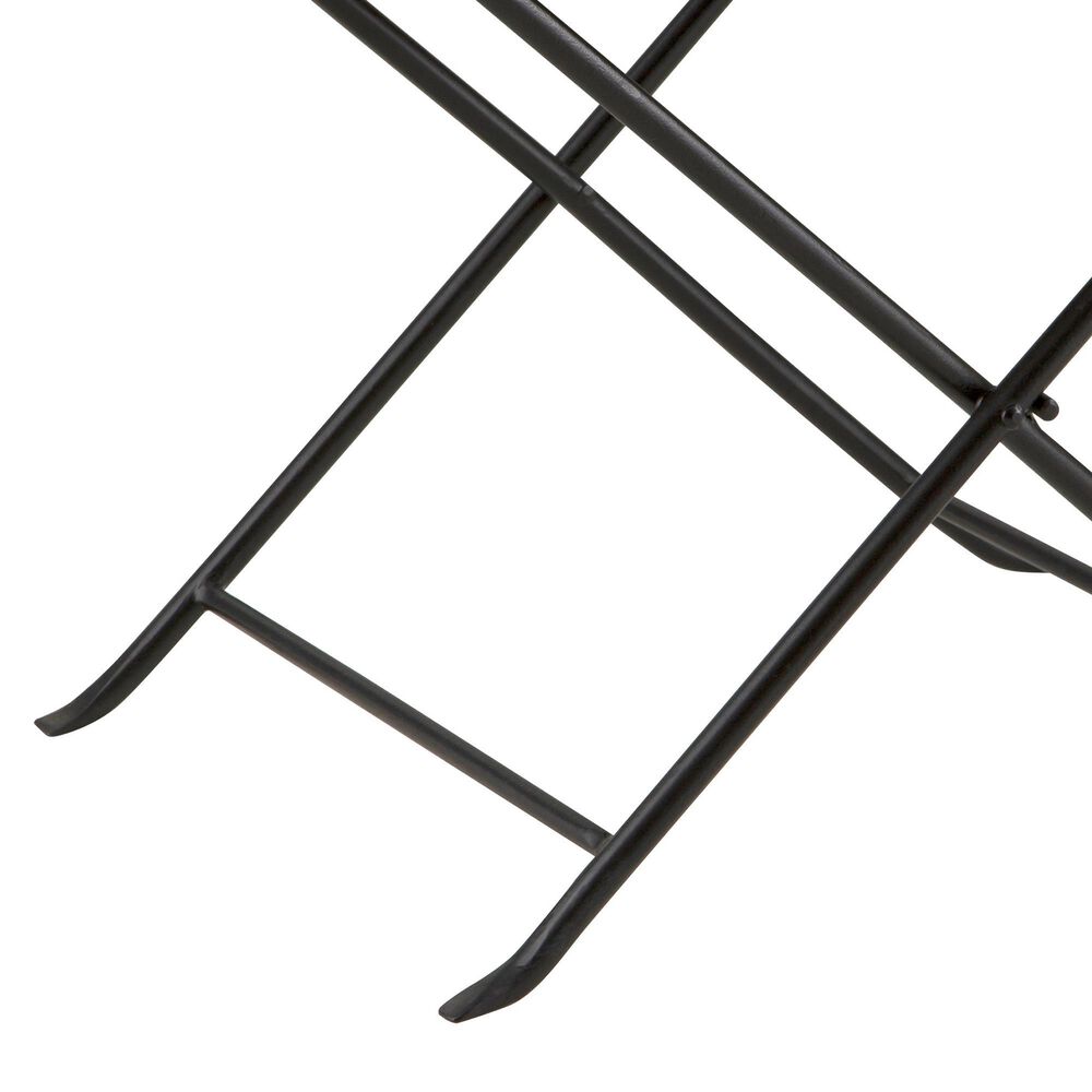 Martin Svensson Home Silla Bench with Cinnamon Brown Cushion in Black, , large