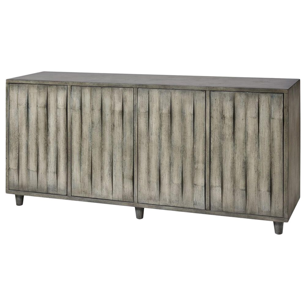Stein World Seychelles 4-Door Credenza in Hapsburg Grey, , large