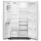 Whirlpool 20.85 Cu. Ft. Counter Depth Freestanding Side by Side Refrigerator in White, , large