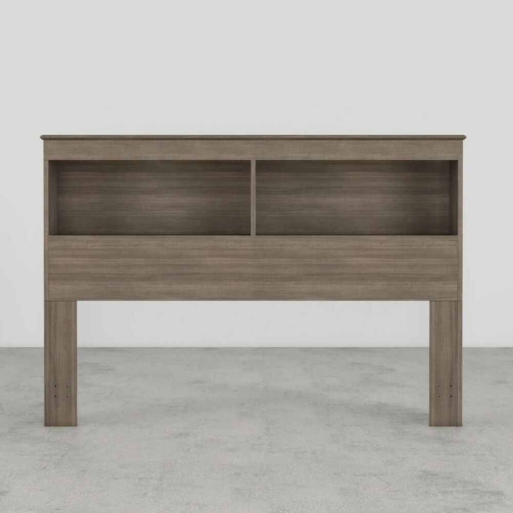 Lemoore Essential Full/Queen Bookcase Headboard in Park Elm, , large