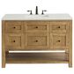 James Martin Vanities Breckenridge 48" Single Bathroom Vanity in Light Natural Oak with 3 cm Lime Delight Quartz Top and Rectangular Sink, , large