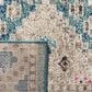 Safavieh Madison MAD418N 2"2" x 6" Dark Blue and Yellow Runner, , large