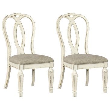 Ashley Realyn Side Chair in Chipped White (Set of 2), , large