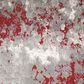 Nourison Twilight TWI21 12" x 15" Grey and Red Area Rug, , large