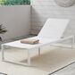 Linon Home Decor Holland Patio Chaise Lounge in White, , large