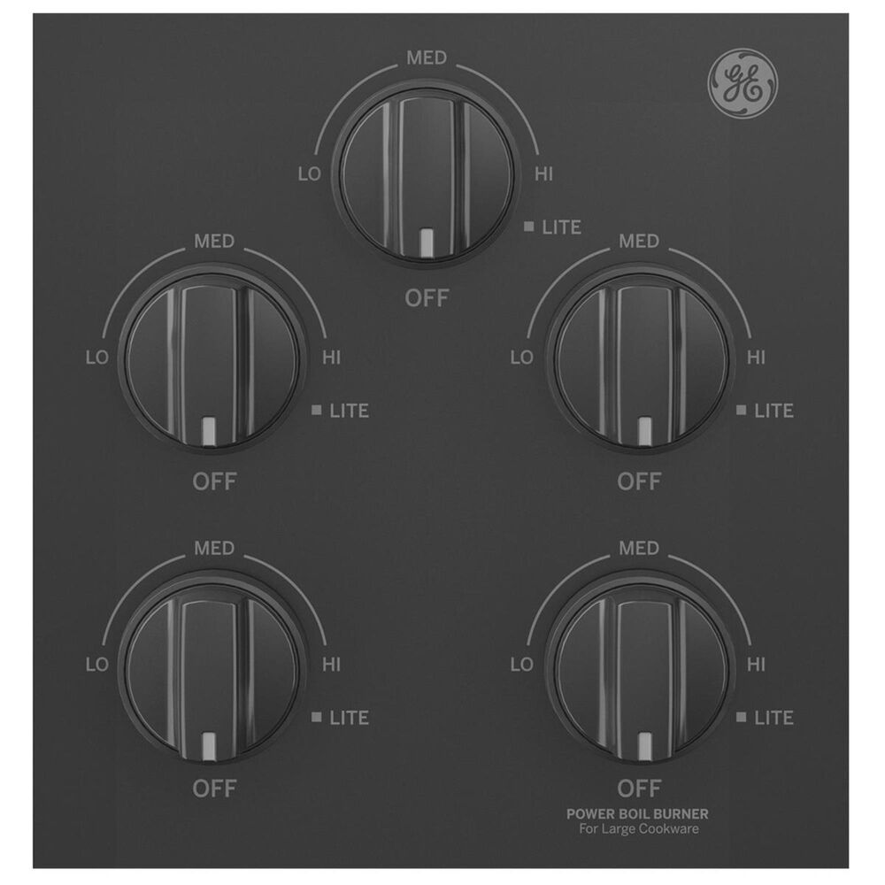 GE Appliances 36&quot; Built-In Gas Cooktop in Black, , large