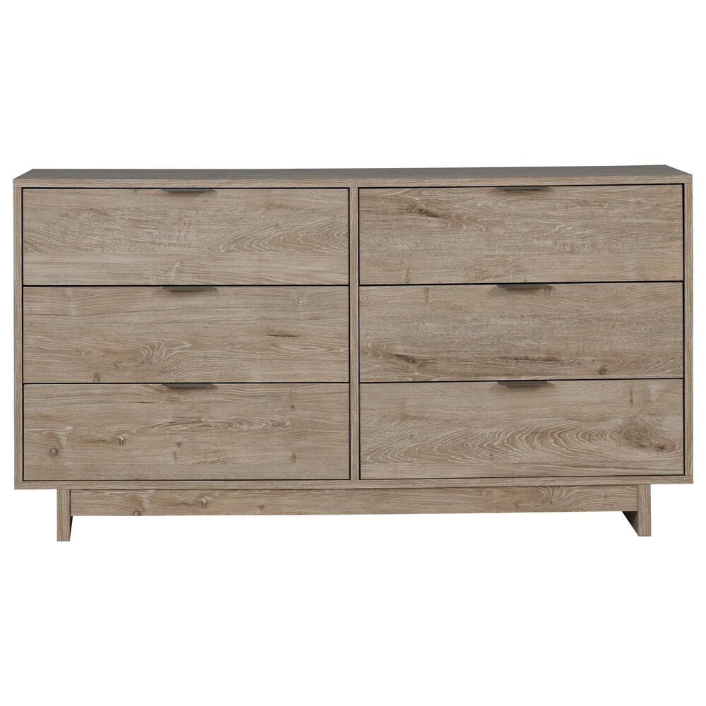 Ashley Oliah 6-Drawer Dresser in Natural, , large