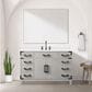 Lexora Home Laurel 48" Single Bathroom Vanity in White Oak with White Quartz Top and Rectangular Sink, , large