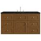James Martin Laurent 48" Single Bathroom Vanity in Honey Oak with 3 cm Phantome Eclos Top and Rectangular Sink, , large