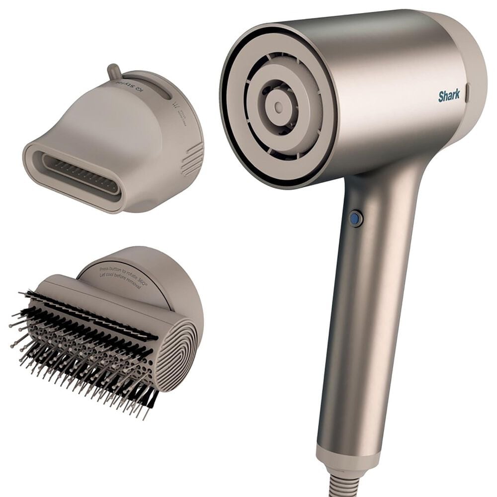 Shark HyperAIR Fast-Drying Hair Blow Dryer with Styling Tools in Brown, , large