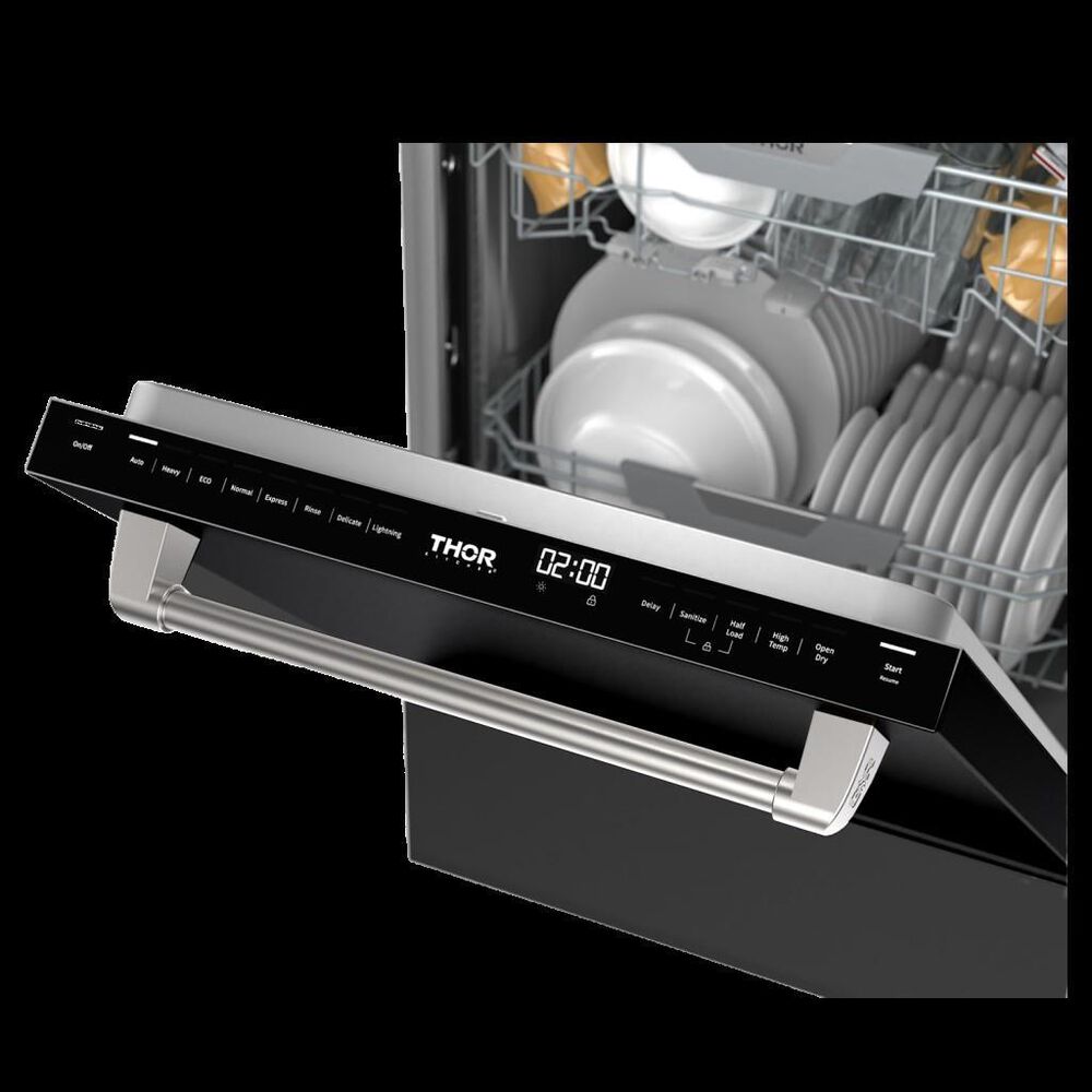 Thor Kitchen Gordon Ramsay 24" Built-In Dishwasher in Matte Black, , large