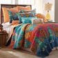 Levtex Mackenzie 14" x 18" Giraffes Burlap Lumbar Throw Pillow in Natural, Bright Blue and Multicolor, , large