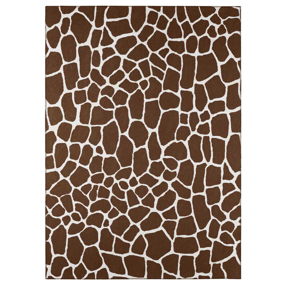 Dalyn Rug Company Mali ML4 10" Round Chocolate Indoor/Outdoor Area Performance Rug, , large