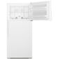 Whirlpool 28" Wide 14 Cu. Ft. Top Freezer Refrigerator in White, , large