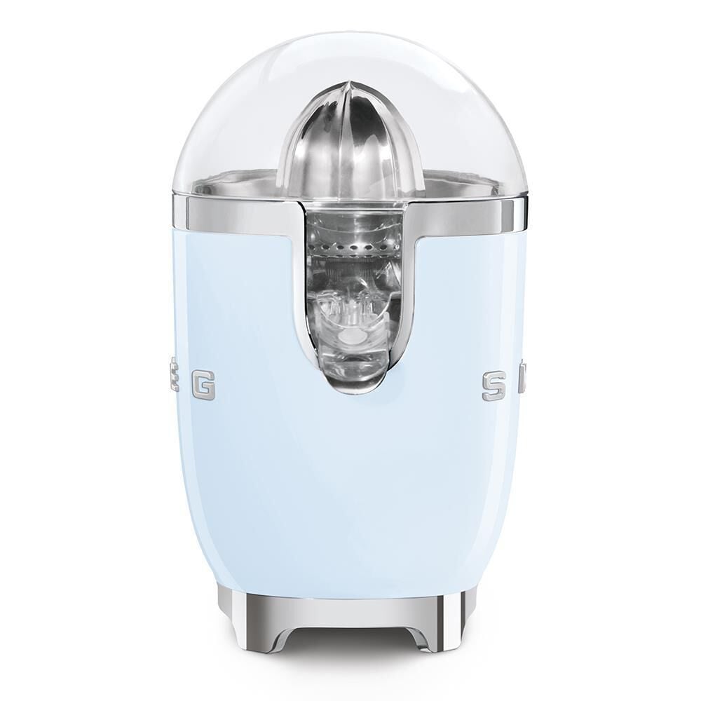 SMEG Retro Style Citrus Juicer in Pastel Blue and Polished Chrome, , large