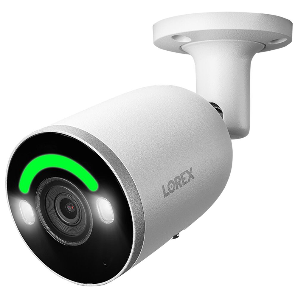 Lorex Fusion 4K 16 Camera Capable &#40;8 Wired + 8 Fusion Wi-Fi&#41; 2TB Wired NVR System with 4 Bullet Cameras Featuring Smart Security Lighting, , large