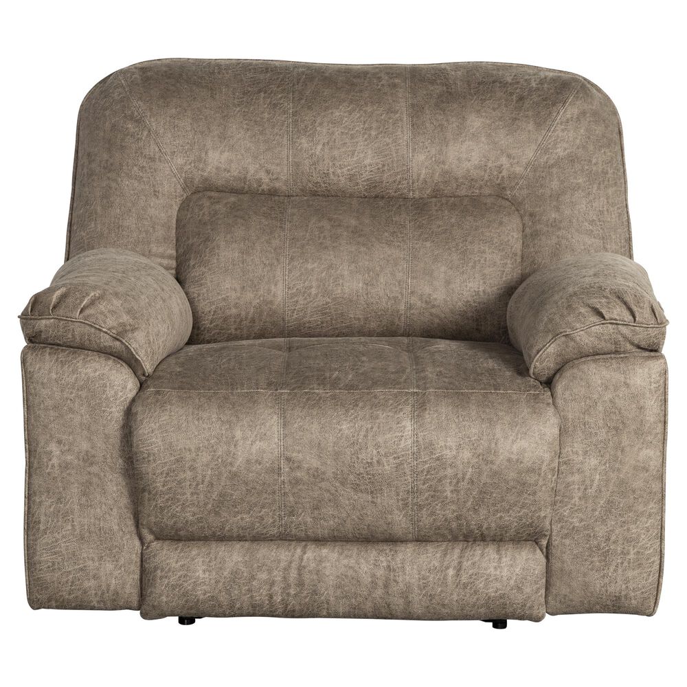 Southern Motion Top Gun Reclining Chair and 1/2 in Granite, , large