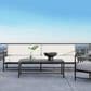 Sunset West Pietra Patio Sofa with Cushion in Echo Ash, , large