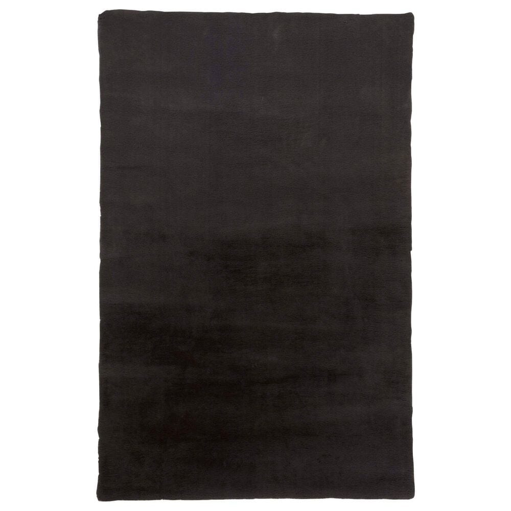 Feizy Luxe Velour 6"7" x 9"6" Slate Area Rug, , large